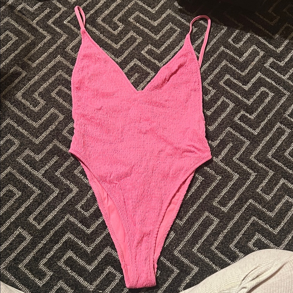 Zara Pink One Piece Swimsuit